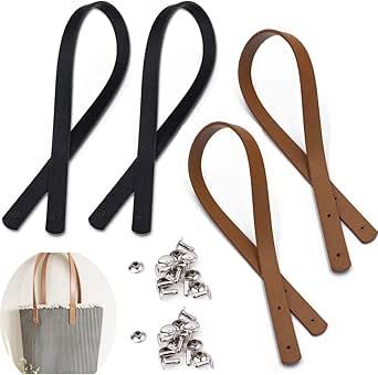 Faux Leather tote bag handle Idea