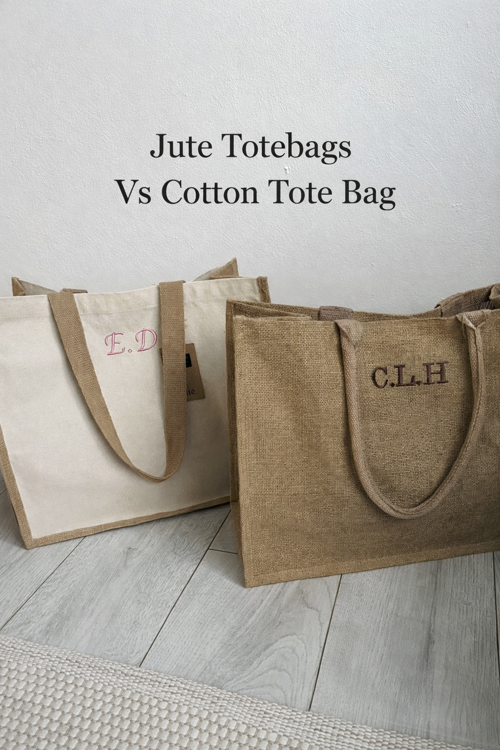 Jute Totebag vs Cotton Tote bag